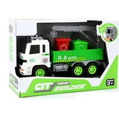 Samochody i pojazdy dla dzieci - Śmieciarka Żuraw Światło Dźwięk B/O 48/96 - miniaturka - grafika 1