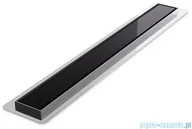 Syfony - Wiper New Premium Black Glass Odpływ liniowy z kołnierzem 60 cm poler syfon snake 500.0383.01.060 | - miniaturka - grafika 1