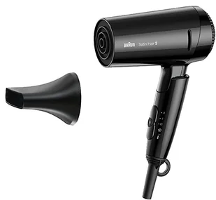 Braun Satin Hair 3 HD 350E Czarny - Suszarki do włosów - miniaturka - grafika 1