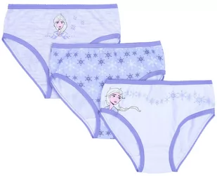 3x Biało-fioletowe majtki dziewczęce ELSA Kraina Lodu - Majtki dla dzieci - miniaturka - grafika 1