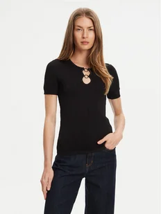 Guess Bluzka W5YR16 Z3OV0 Czarny Regular Fit - Bluzki damskie - miniaturka - grafika 1