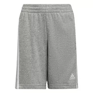 Spodenki damskie - adidas Szorty dziecięce, uniseks, szary/biały (Medium Grey Heather/White), 5-6 Lat - miniaturka - grafika 1