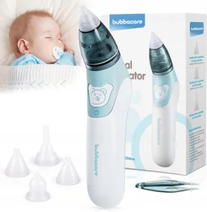 ASPIRATOR ELEKTRYCZNY DO NOSA DLA NIEMOWLĄT BUBBACARE NA BATERIE - Aspiratory do nosa - miniaturka - grafika 1