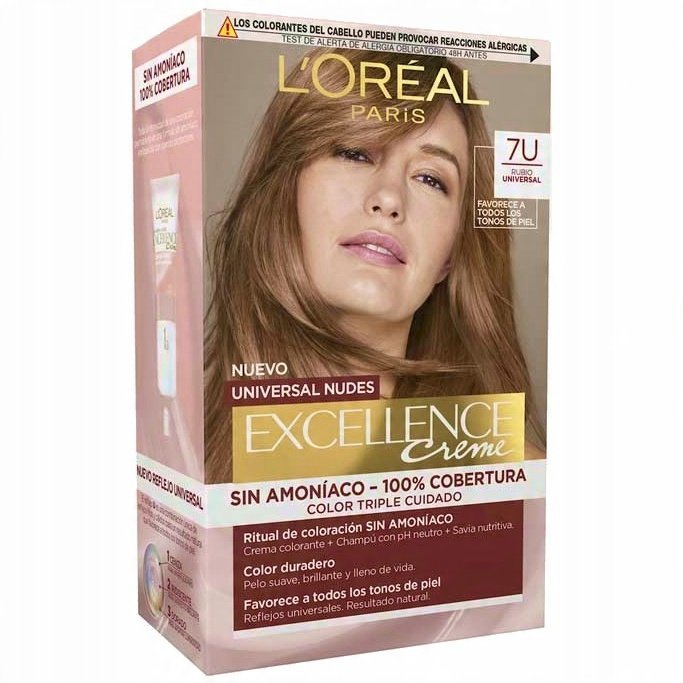 LOREAL PARIS Farba Creme 7U Blonde Uniwersal. Bląd