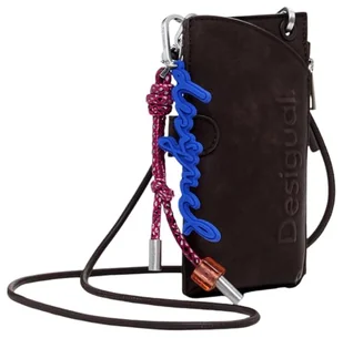 Desigual Mone_Half, Bi-Fold Wallet Women's, 10, Brązowy, 10 - Portfele - miniaturka - grafika 1
