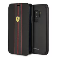 Etui i futerały do telefonów - Ferrari FESURFLBKTS9LBKR book Samsung G965 S9 Plus czarny Urban AOFRRTFFER00280 - miniaturka - grafika 1