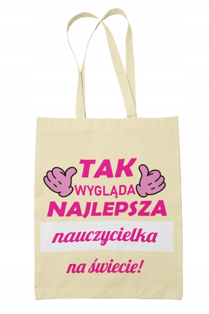 Torba Shopper- Prezent dla nauczyciela SUPERMOC
