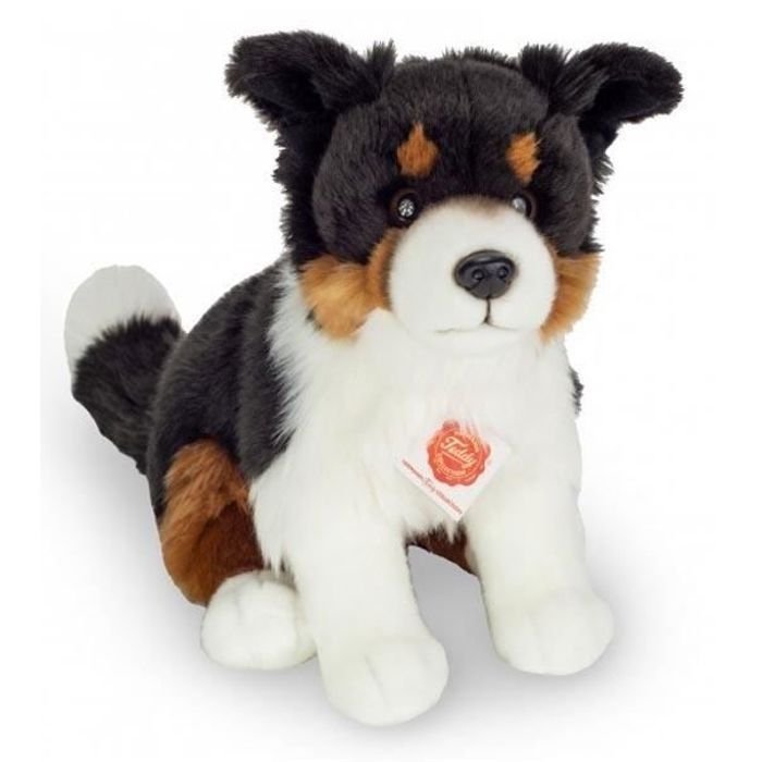Pluszowa zabawka - Kolekcja - Pies Border Collie - Siedzący - 30 cm - Czarny