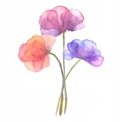 Pasmanteria - Naprasowanka Kwiaty Termo Naklejka Aplikacja - miniaturka - grafika 1