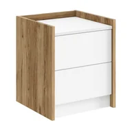 Szafki biurowe - Szafka pod biurko SMART Dąb pradawny, biały - miniaturka - grafika 1