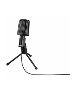 Hama Mikrofon MIC-USB Allround czarny - Mikrofony komputerowe - miniaturka - grafika 1