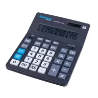 Kalkulatory - Kalkulator biurowy 16 cyfr czarny - Donau - miniaturka - grafika 1