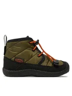 Buty dla chłopców - Keen Śniegowce Howser II Waterproof Chukka 1029433 Khaki - miniaturka - grafika 1