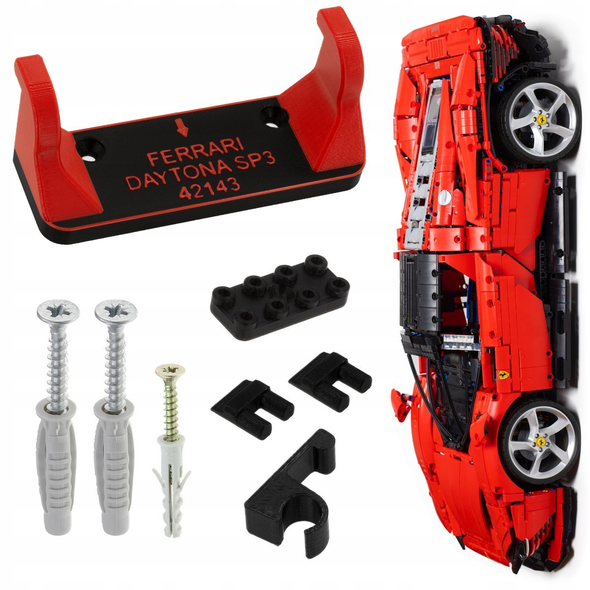 Ferrari Daytona SP3 - 42143 Uchwyt ścienny na LEGO Wieszak mocowanie