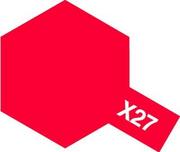 Akcesoria i części modelarskie - Tamiya Farba Acrylic Mini X-27 Clear Red 81527 - miniaturka - grafika 1