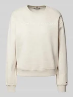 Bluzy damskie - Bluza o kroju regular fit z wyhaftowanym logo - miniaturka - grafika 1