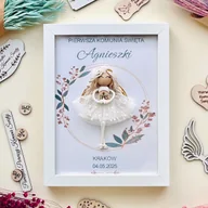 Pamiątka Pierwszej Komunii Świętej - Aniołek dla dziewczynki - pamiątka Pierwszej Komunii Świętej Personalizacja - miniaturka - grafika 1