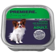 Mokra karma dla psów - PREMIERE Best Meat Adult Indyk z królikiem 16x100 g - miniaturka - grafika 1