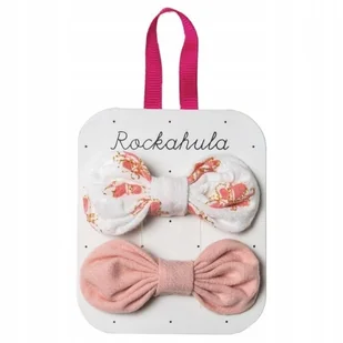 Spinki do włosów Rockahula Kids Hibiscus z kokardką w białym i brzoskwiniowo-różowym - Ozdoby do włosów Spinki do włosów Rockahula Kids Hibiscus z kokardką w białym i brzoskwiniowo-różowym - Ozdoby do włosów - miniaturka - grafika 1