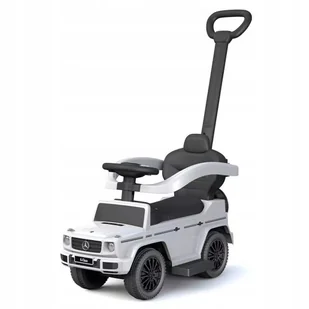Jeździk z rączką Mercedes Benz G-Class biały Baby Mix - Jeździki dla dzieci - miniaturka - grafika 1