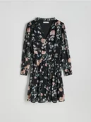 Sukienki - Reserved - Wzorzysta sukienka mini - wielobarwny - miniaturka - grafika 1