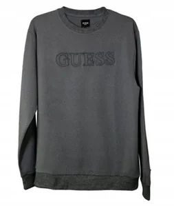 GUESS BLUZA OD PIŻAMY MĘSKA SZARA LOGO S 0A5D4* - Bluzy męskie - miniaturka - grafika 1