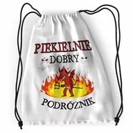 Plecaki worki - Plecak Dla Podróżnika Sportowy Szkolny Worek Torba z Nadrukiem ze Zdjęciem - miniaturka - grafika 1