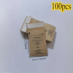 TEMU 100 szt. Samoprzylepne Worki Dezynfekcyjne z Papieru – Odpornie na Wysoką Temperaturę, Sterylne Torby Higieniczne do Kosmetyków, Narzędzi - Pozostałe urządzenia kosmetyczne - miniaturka - grafika 1