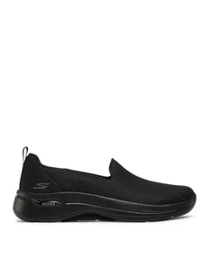 Skechers Półbuty Go Walk Arch Fit 124401/BBK Czarny - Półbuty damskie - miniaturka - grafika 1