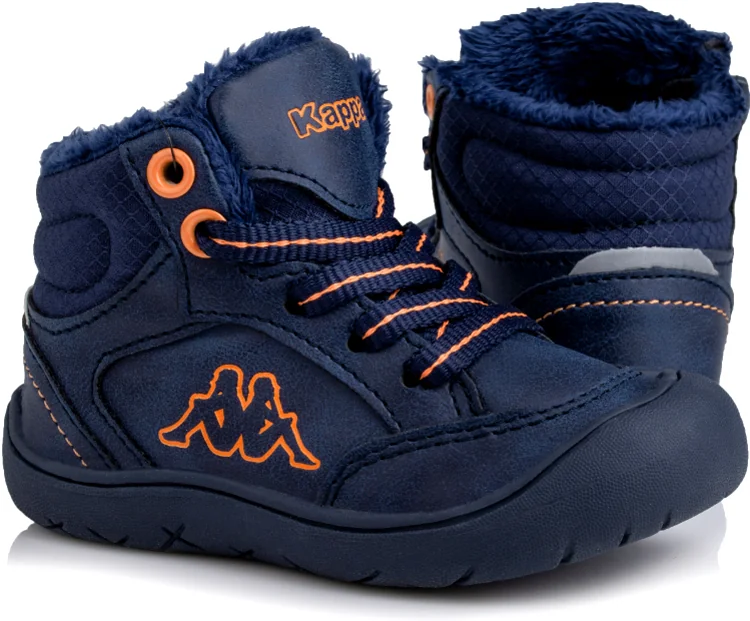 BUTY DZIECIĘCE KAPPA GRANE M FUTERKO GRANATOWE ROZMIAR 27
