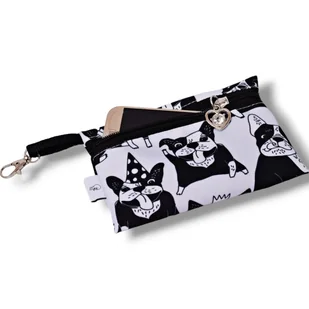 Etui na klucze etui na telefon piesek saszetka portfelik buldog - Etui na klucze - miniaturka - grafika 1