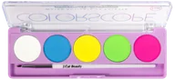 Eyelinery - J.Cat Beauty Colorscope Paleta Eyelinerów Aktywowanych Wodą 102 Bright - miniaturka - grafika 1