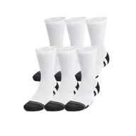Skarpetki dla dzieci - Skarpetki Under Armour Unisex Perf Tech 6pk Crew White/White/Jet Gray M - miniaturka - grafika 1