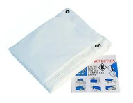 Parasole ogrodowe - Karpa Tools – żagiel przeciwsłoneczny 5 x 8 m, biały - miniaturka - grafika 1