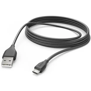 Kabel micro USB HAMA Data 3M Czarny 201588 - Kable - miniaturka - grafika 1