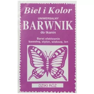 czakos Barwnik do tkanin "Motyl", różowy dziki, Biel i Kolor, 10 g CZ-BT-081D - Farby i media malarskie - miniaturka - grafika 1