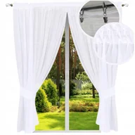 Firany - Firana gotowa gładka 230x300 firany białe łapacz snów firanki gładkie salon - miniaturka - grafika 1