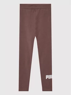 Puma Legginsy Logo 587035 Fioletowy Slim Fit - Legginsy - miniaturka - grafika 1