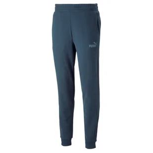 Spodnie dresowe męskie Puma ESS ELEVATED TR CL granatowe 67338816-XL - Dresy męskie - miniaturka - grafika 1