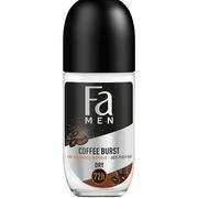 Dezodoranty i antyperspiranty męskie - Fa Coffee Burst - dezodorant roll-on dla mężczyzn 50ml - miniaturka - grafika 1