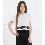 Koszulki męskie - Patrizia Pepe T-shirt MAGLIA | Cropped Fit - miniaturka - grafika 1