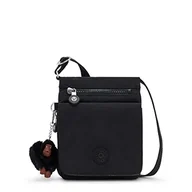 Torebki damskie - Kipling Eldorado mini torba damska, lekka, crossbody, nylonowa torba podróżna, czarny, 6''L x 7.75''H x 0.75''D - miniaturka - grafika 1