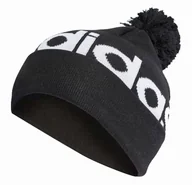 Czapki damskie - Czapka zimowa ADIDAS Pompom czarna r OSFW - miniaturka - grafika 1