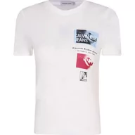 Koszulki dla chłopców - CALVIN KLEIN JEANS T-shirt | Regular Fit - miniaturka - grafika 1