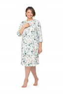 Bielizna nocna - Martel biała BAWEŁNIANA koszula nocna długi rękaw r. 3XL - miniaturka - grafika 1