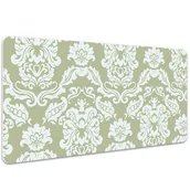 Podkładki na biurko - Mata ochronna na biurko Zielony ornament 100x50 cm, Dywanomat - miniaturka - grafika 1