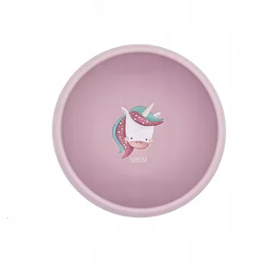 SASSI Miska silikonowa z przyssawką Jednorożec - Miseczki i talerzyki dla dzieci - miniaturka - grafika 1