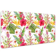 Podkładki na biurko - Mata ochronna na blat Egzotyczny hibiskus 100x50 cm, Dywanomat - miniaturka - grafika 1