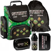 Plecaki szkolne i tornistry - Tornister dla chłopca plecak szkolny 1-3 klasa Game zestaw do szkoły - miniaturka - grafika 1