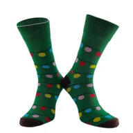 Skarpetki męskie - SKARPETY MĘSKIE SKARPETKI BAWEŁNIANE ŚWIĄTECZNE NA PREZENT CHOINKA 41-43 - miniaturka - grafika 1